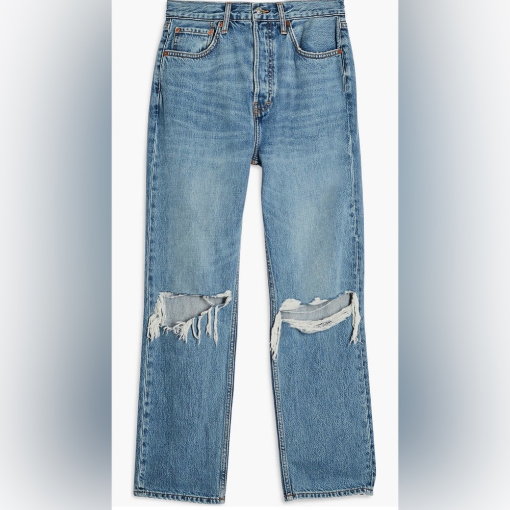 Top shop ripped dad jeans